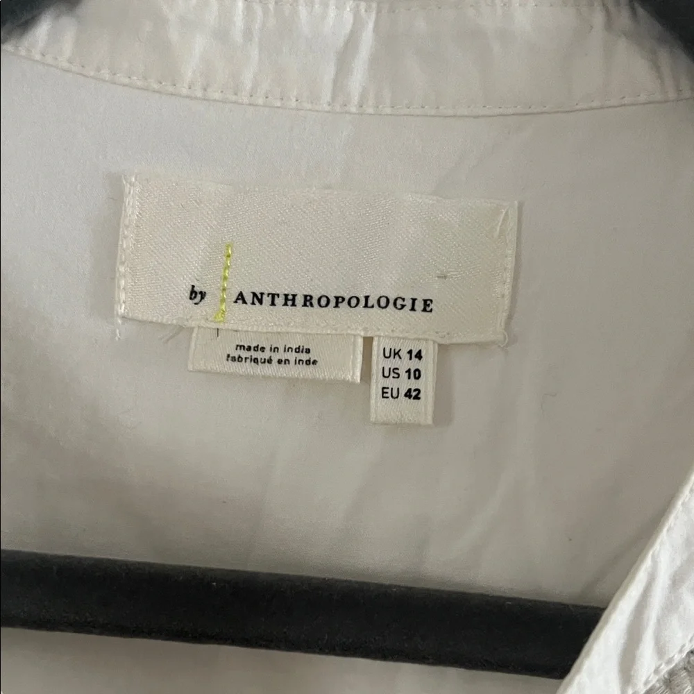 Anthropologie Ivory Blouse - Picture 2 of 4